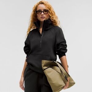 lululemon athletica Black Scuba Half-Zip
